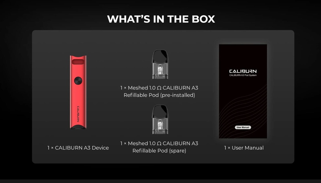 UWELL CALIBURN A3