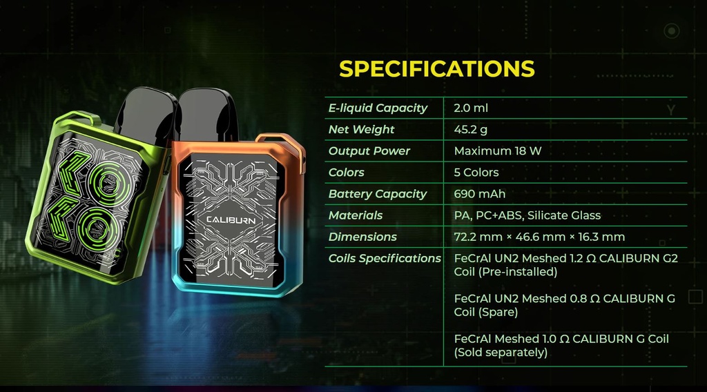 UWELL CALIBURN GK2