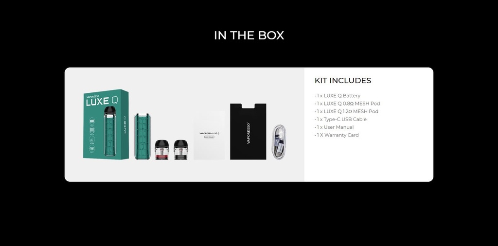 VAPORESSO Luxe Q
