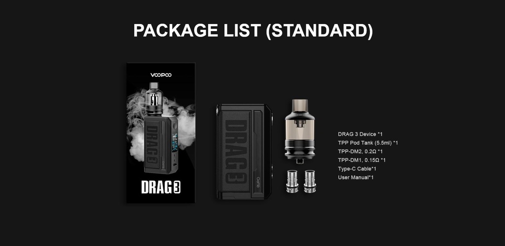 VOOPOO Drag 3 TPP-X Kit