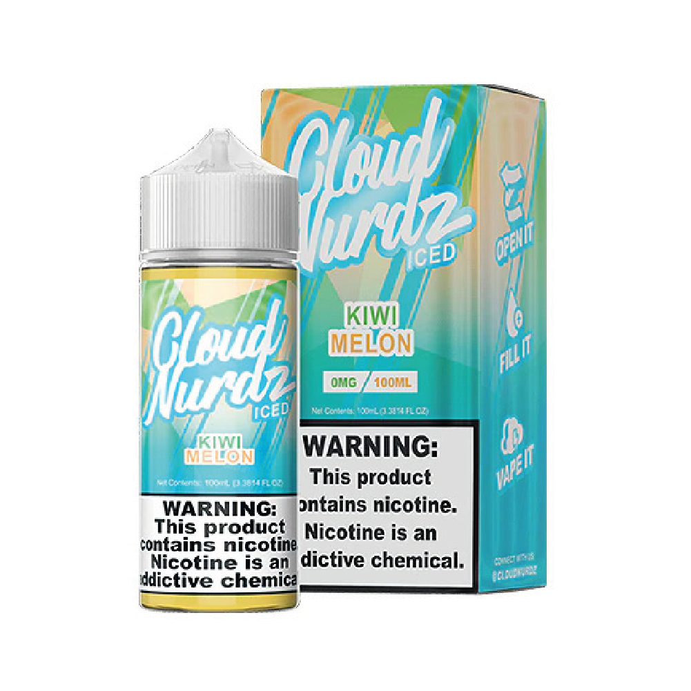 CLOUD NURDZ Kiwi Melon Iced 3mg 100ml