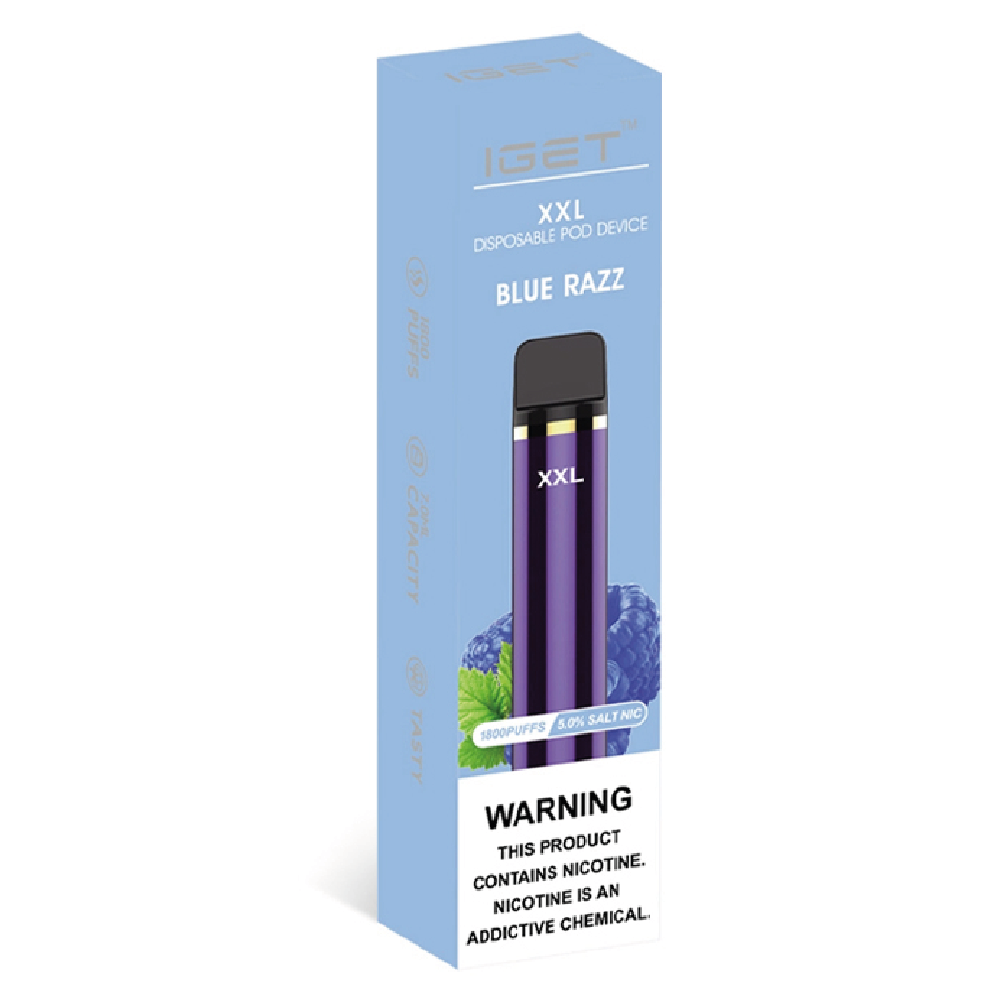 [IE2PBR] IGET EXTRA 2000 Puffs Blue Razz