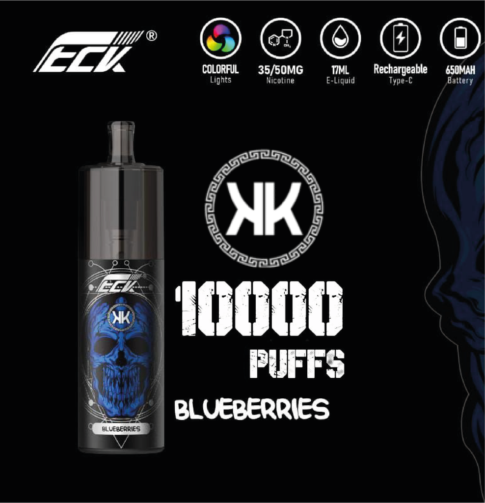 [KE1PB] KK ENERGY 10000 Puffs BlueBerries