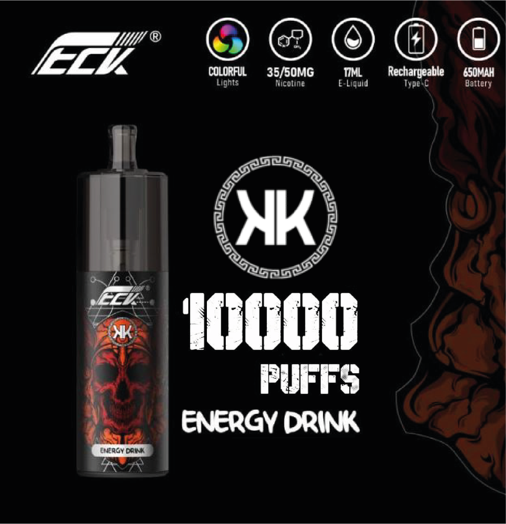 [KE1PED] KK ENERGY 10000 Puffs Energy Drink