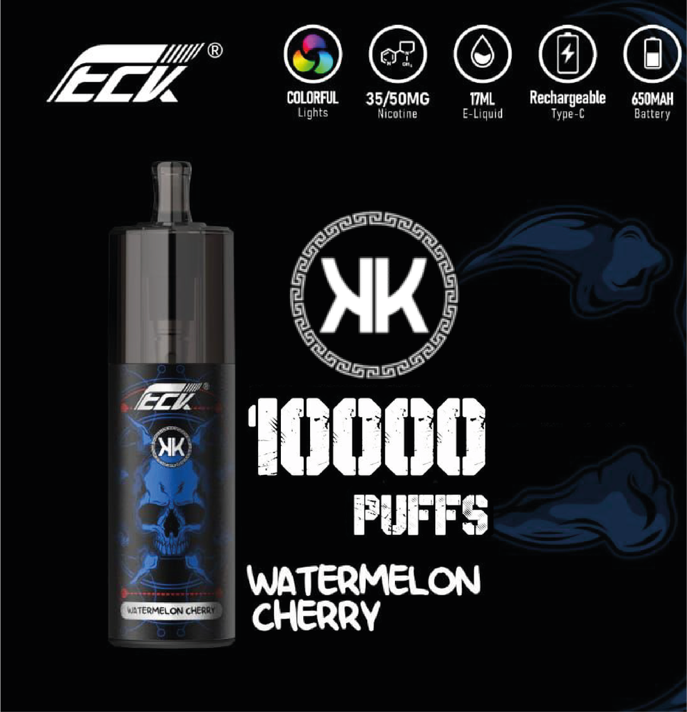 [KE1PWC] KK ENERGY 10000 Puffs Watermelon Cherry