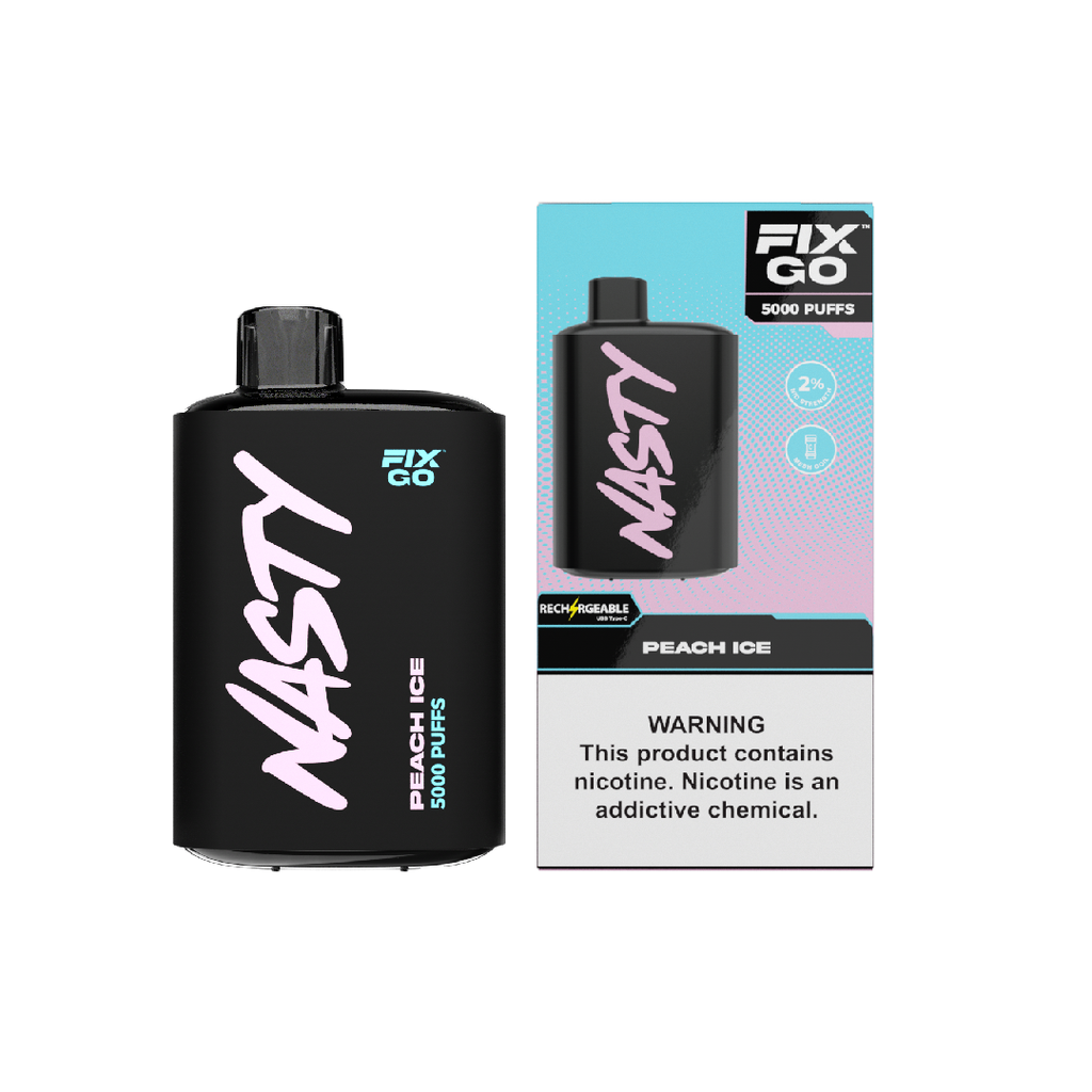 [NF5PPI] NASTY FIXGO 5000 Puffs Peach Ice