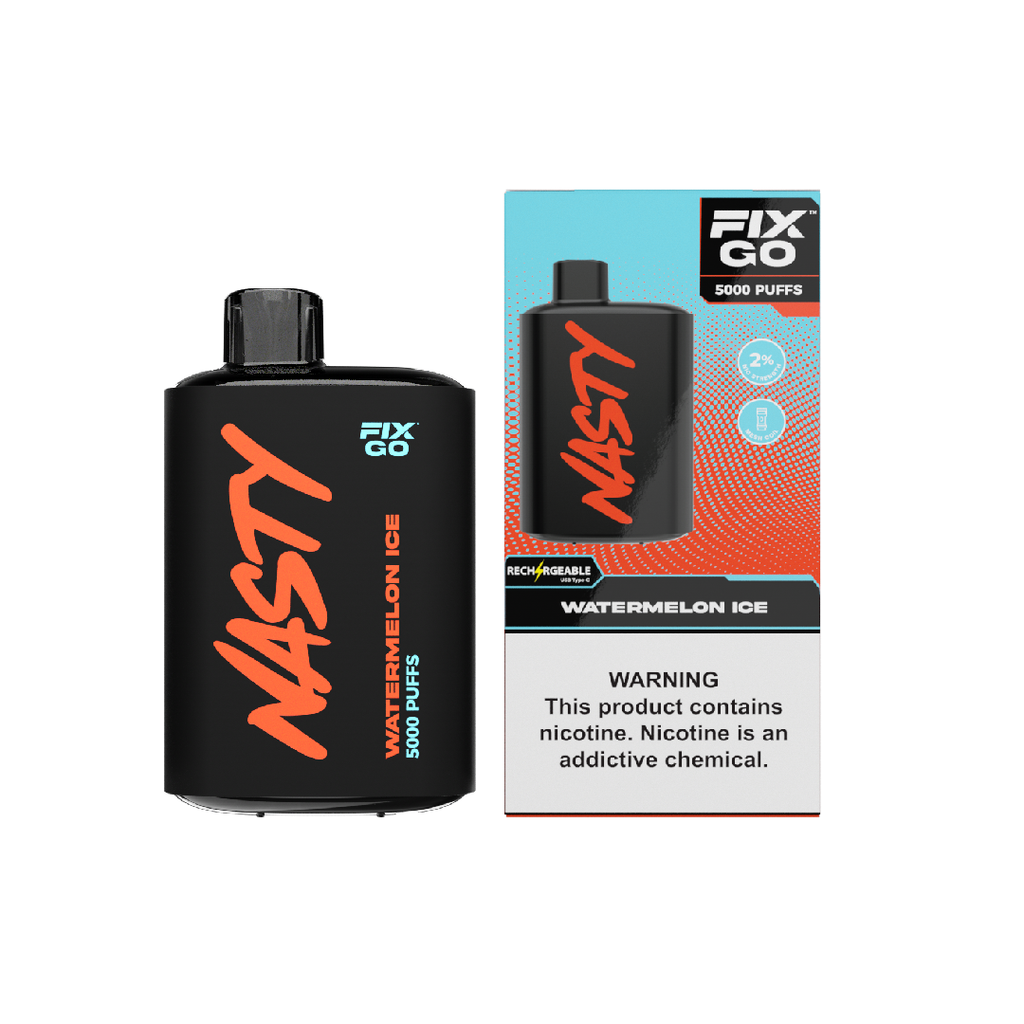 [NF5PWI] NASTY FIXGO 5000 Puffs Watermelon Ice