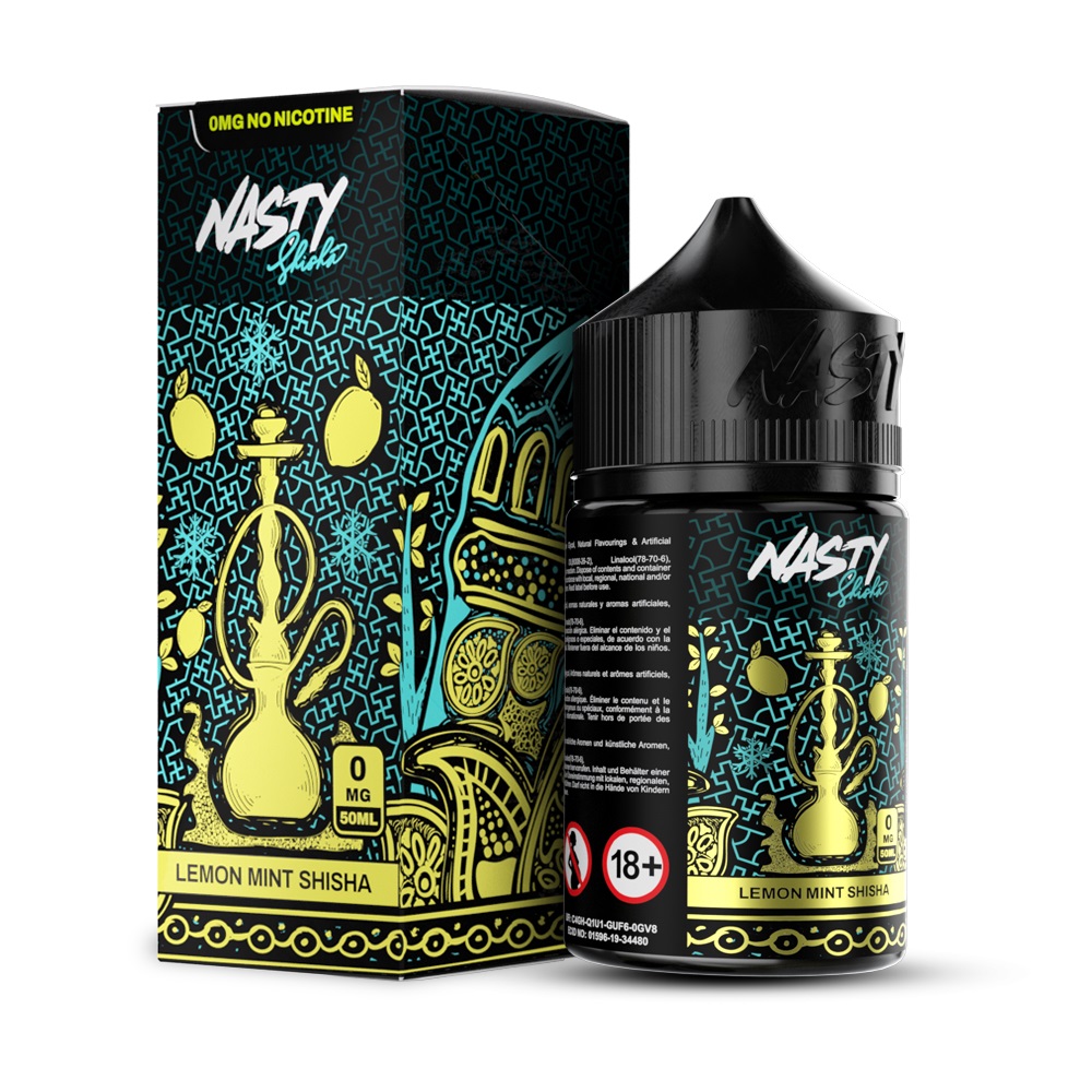 [NSLM36] NASTY Shisha Lemon Mint 3mg 60ml