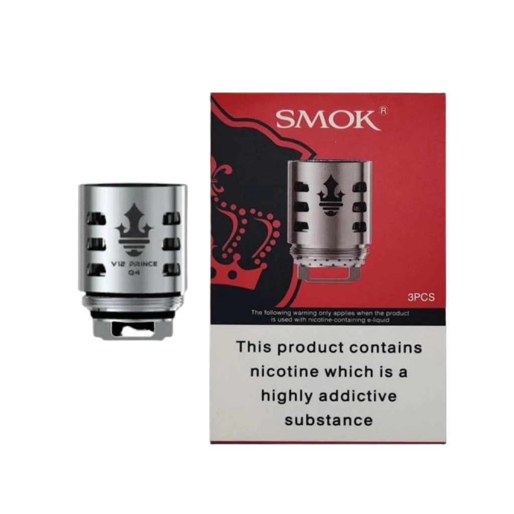 [STPQC(0O] SMOK TFV12 Prince Q4 Coils (3pcs) 0.4 ohms