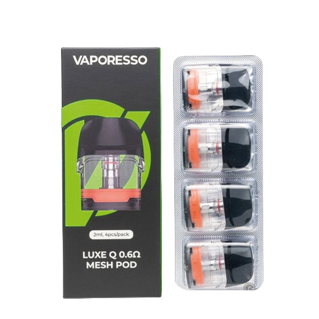 [VLQMP(0O] VAPORESSO Luxe Q Mesh Pods (4pcs) 0.6 ohms