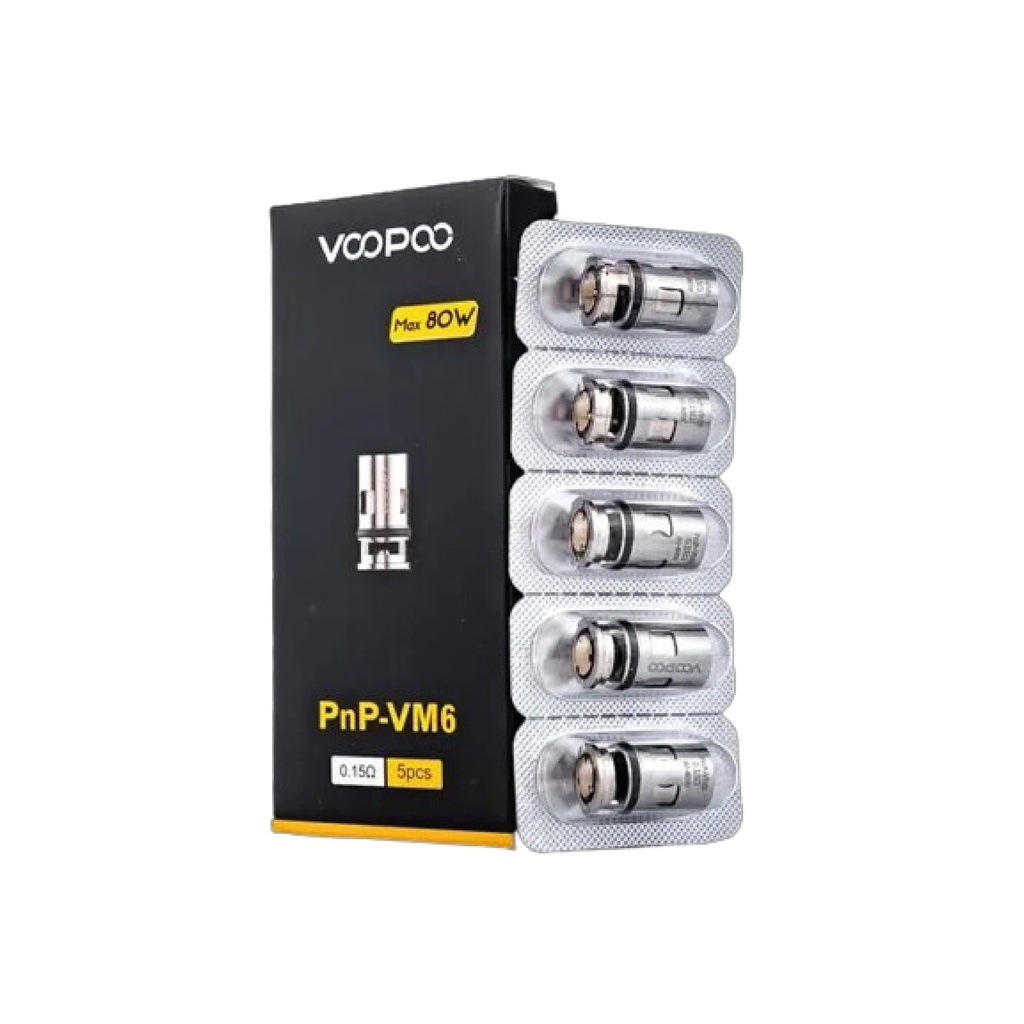 [VPC(0O] VOOPOO PnP-VM6 Coils (5pcs) 0.15 ohms