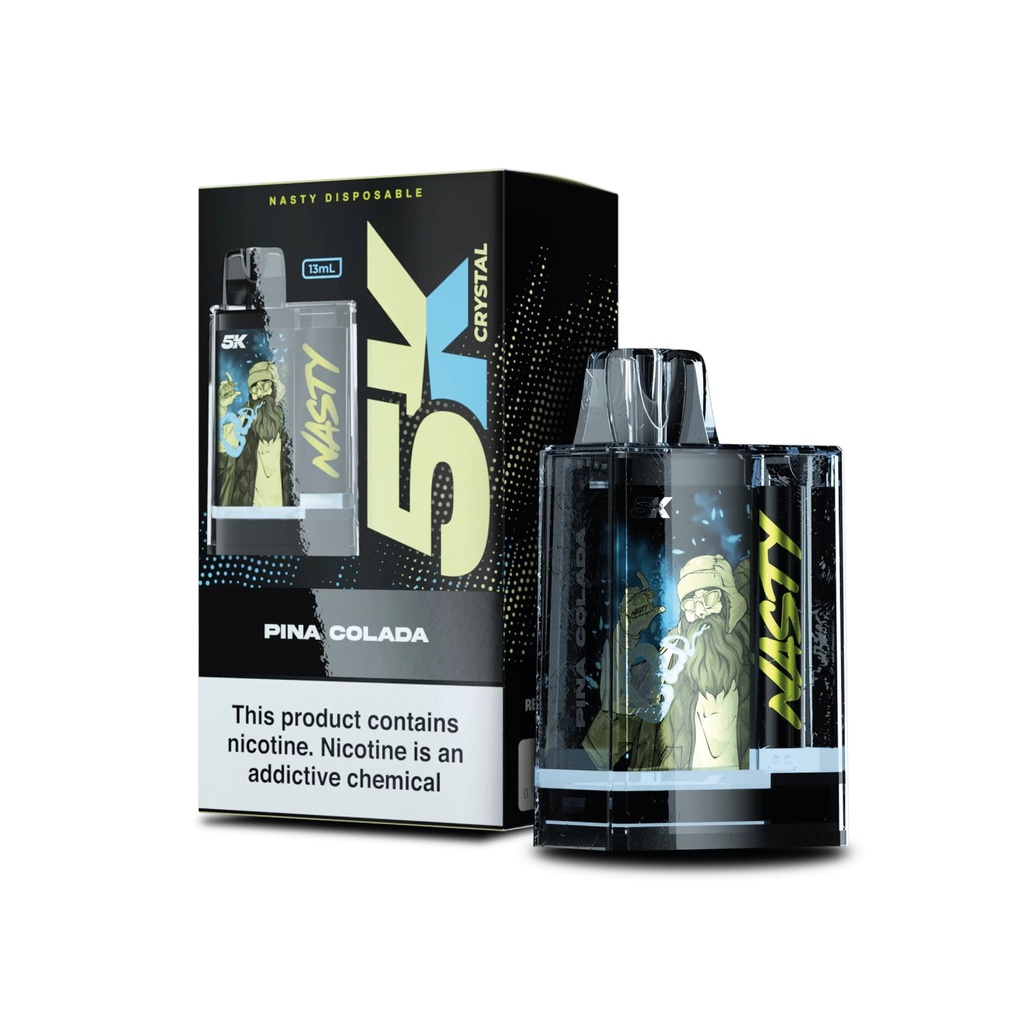 [NC5PP] NASTY CRYSTAL 5000 Puffs Pinacolada