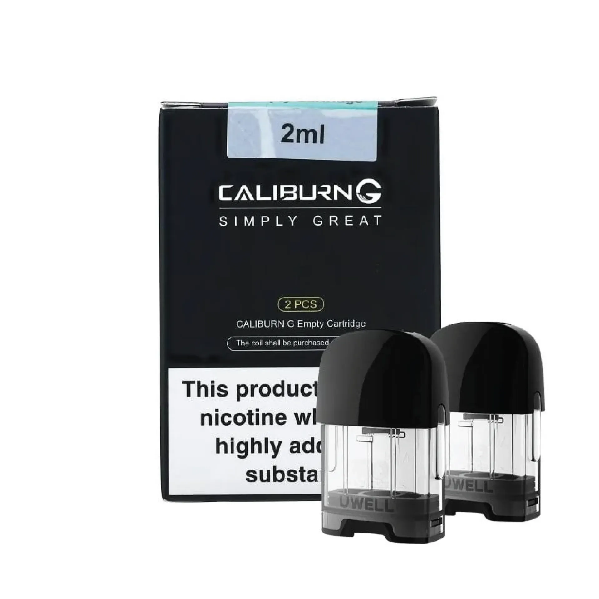 [UCGEC(2] UWELL CALIBURN G Empty Cartridges (2pcs)