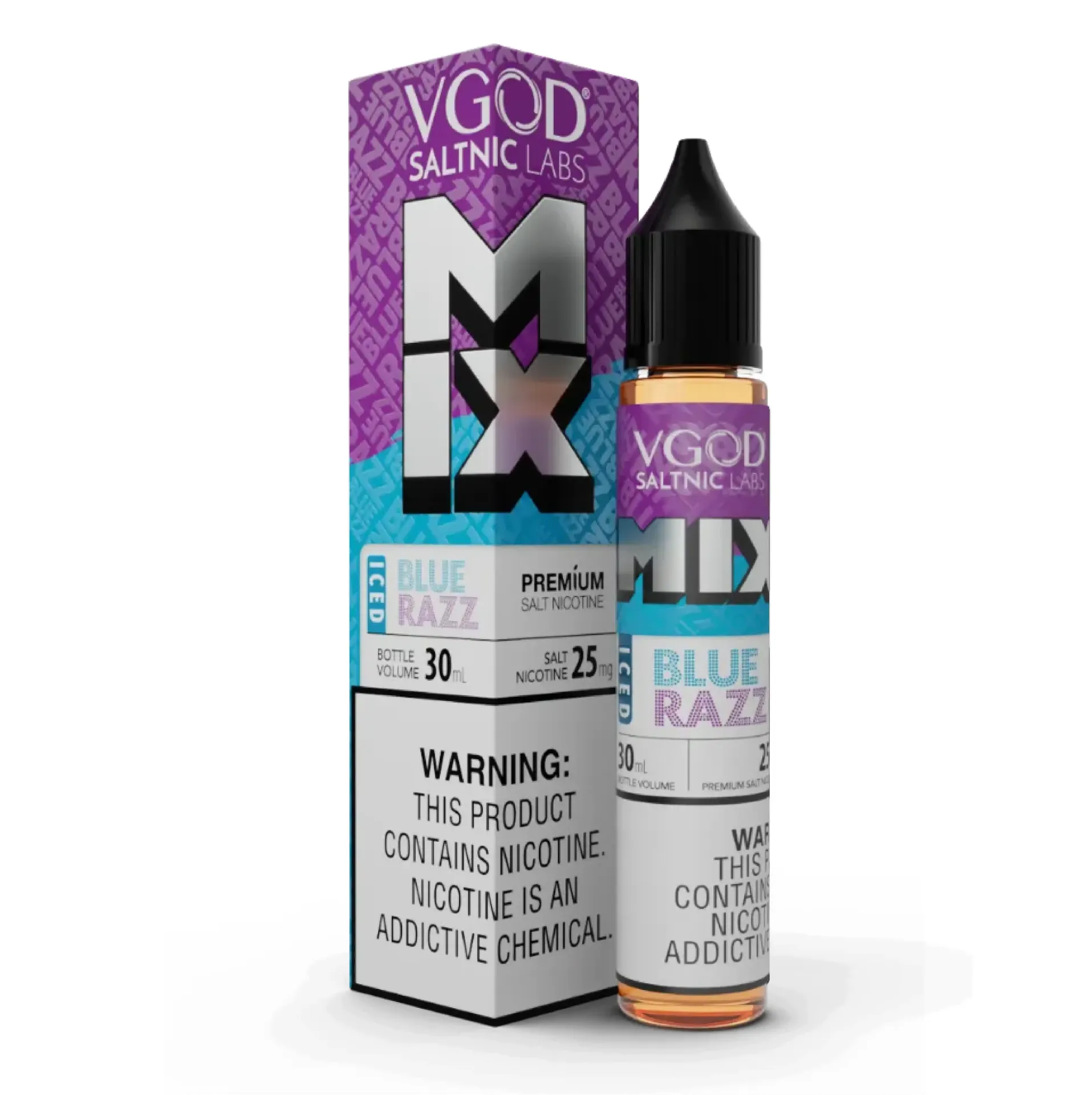 VGOD MIX Iced Blue Razz 30ml (25mg)