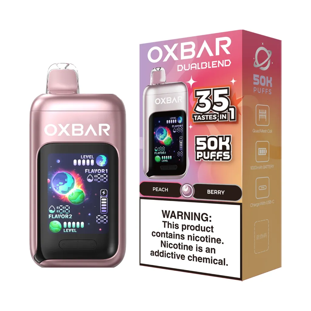 OXBAR Dual Blend 50,000 Puffs (Peach & Berry)