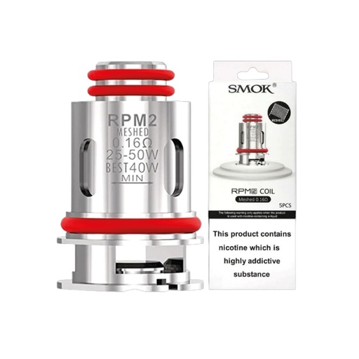 [SR2MC(0O] SMOK RPM 2 MESH Coils (5pcs) 0.16 ohms