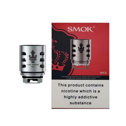 [STPQC(0O] SMOK TFV12 Prince Q4 Coils (3pcs) 0.4 ohms