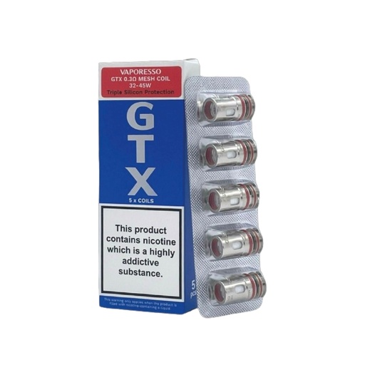 [VGMC(0O] VAPORESSO GTX MESH Coils (5pcs) 0.3 ohms