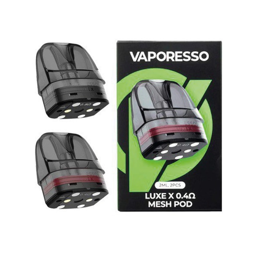 [VLXMP(0O] VAPORESSO Luxe X Mesh Pods (2pcs) 0.4 ohms