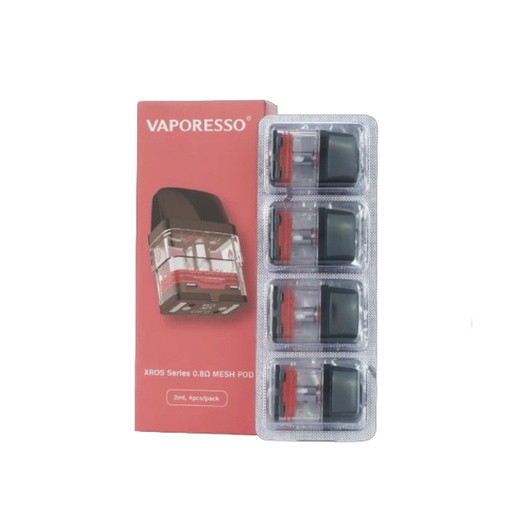 [VX2MP(0O] VAPORESSO XROS Mesh Pods (4pcs) 0.8 ohms