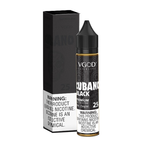 [VCB23] VGOD Cubano Black 25mg 30ml